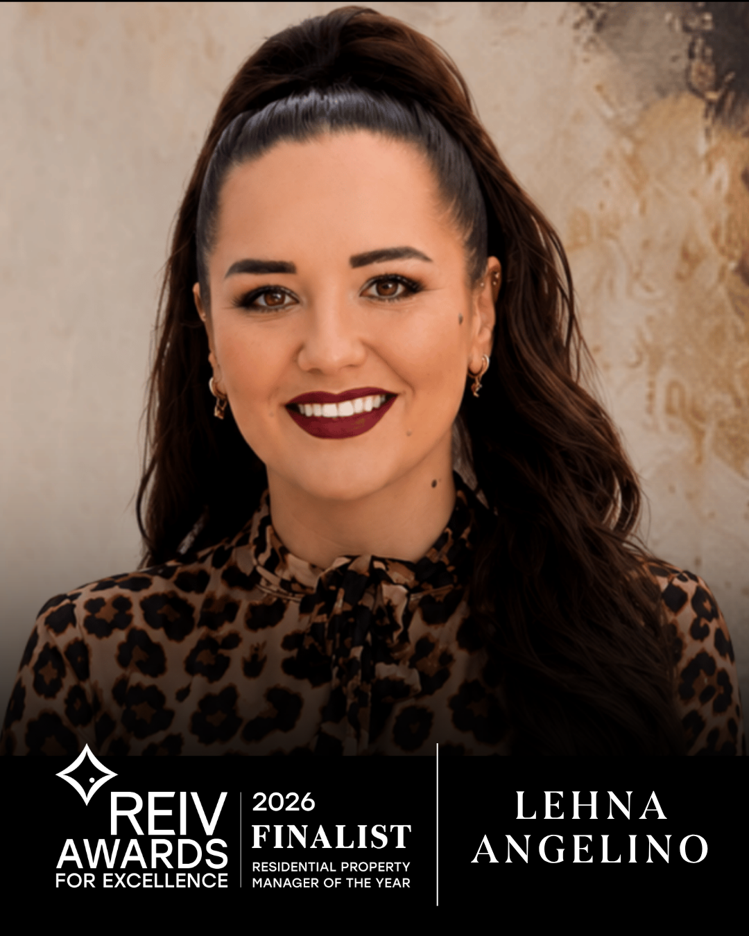 2026 REIV Awards for Excellence finalist - Lehna Angelino