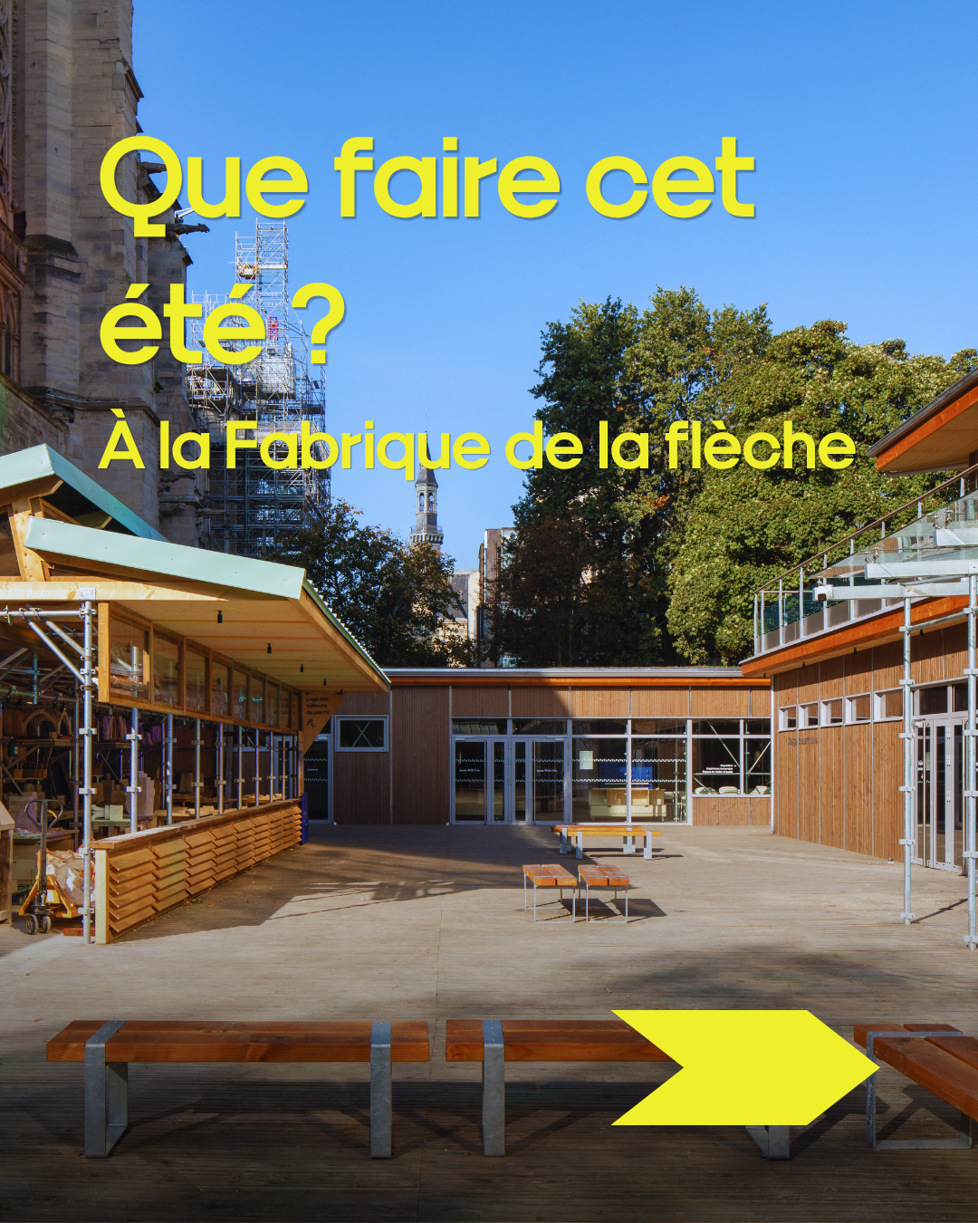 Cet été, vivez une expérience immersive à la Fabrique de la flèche à Saint-Denis