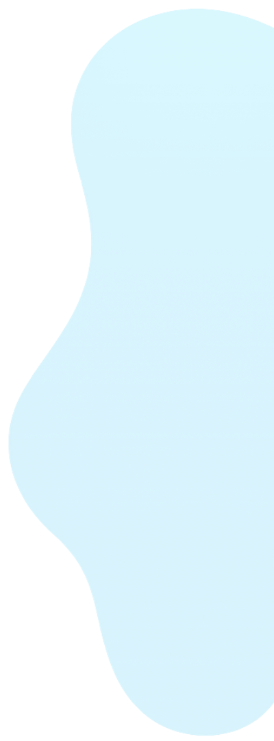 Abstract light blue and white flowing shapes.