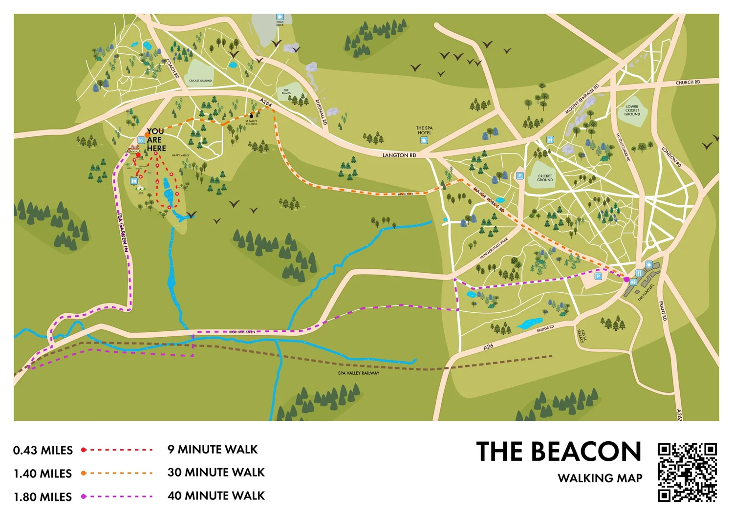 Walking Map — The Beacon