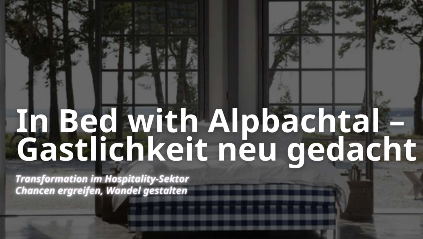 In Bed with Alpbachtal am Innovationcircle in Berg, München