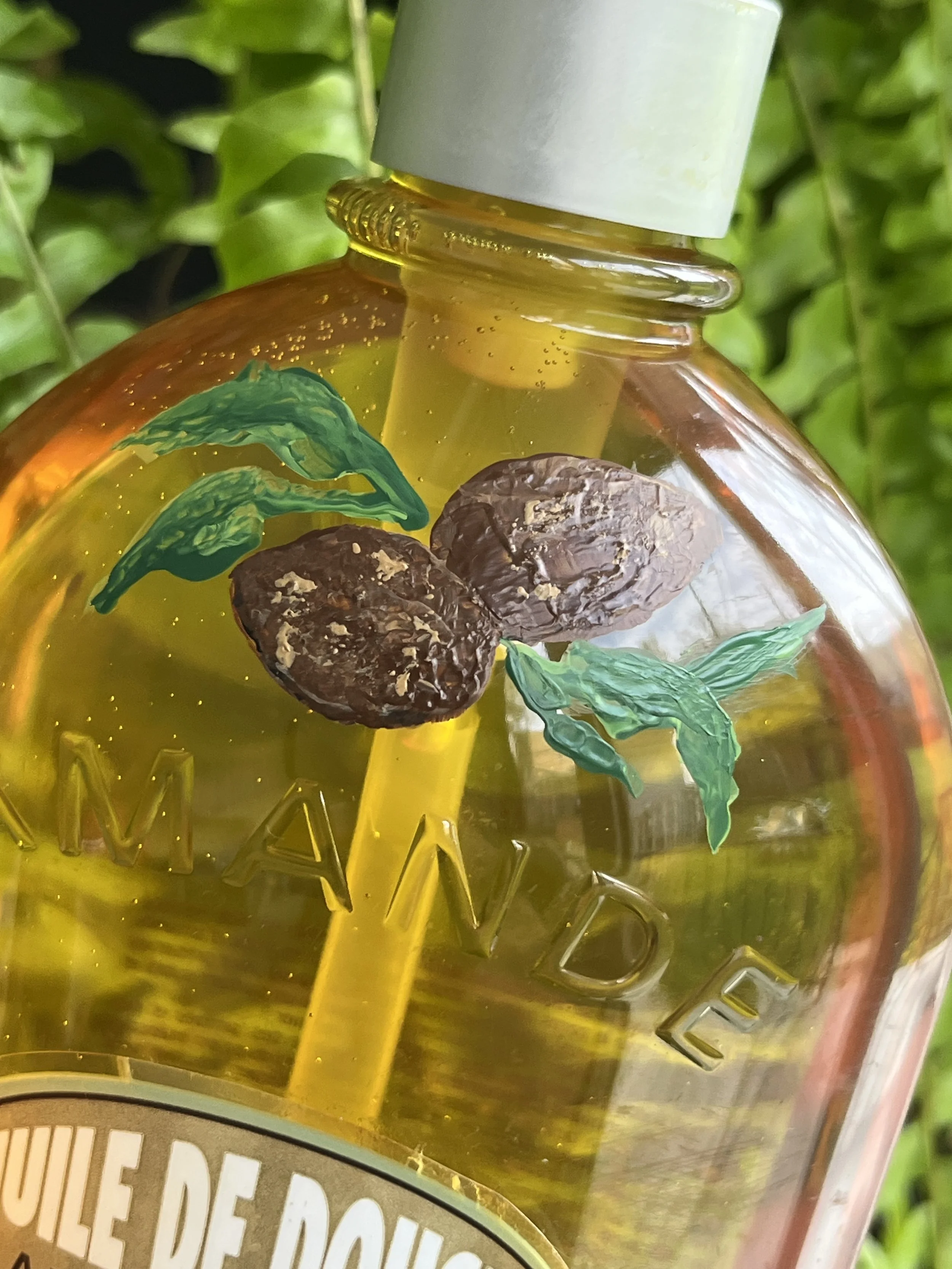 Bottle Painting - Almonds 