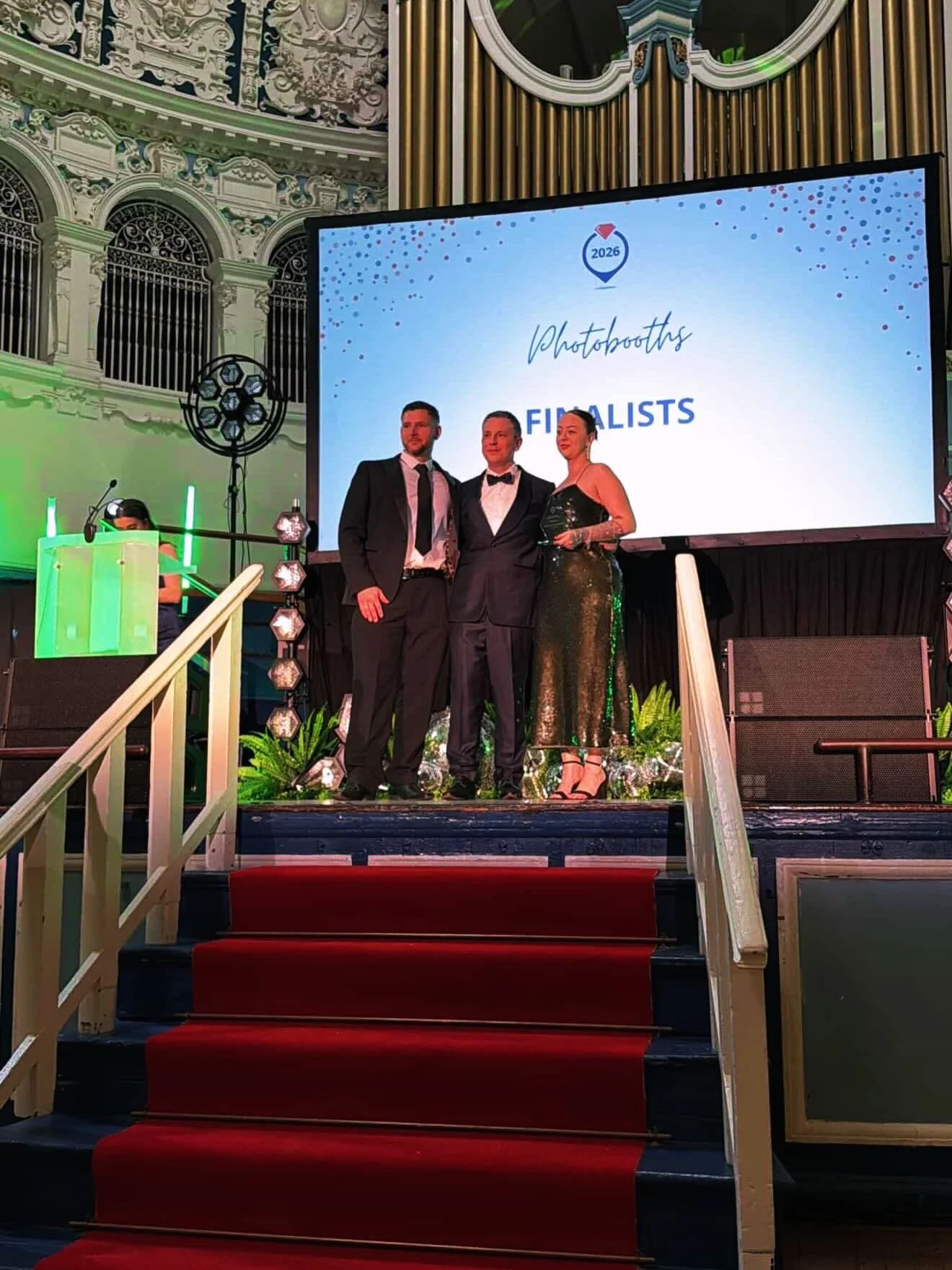 Amazing night at the @guidesforbrides Customer Service Awards @oxfordtownhall with all the amazing suppliers. A massive congratulations to all the winners and finalists✨ and also a massive thank you all our beautiful couples who took the time to leav