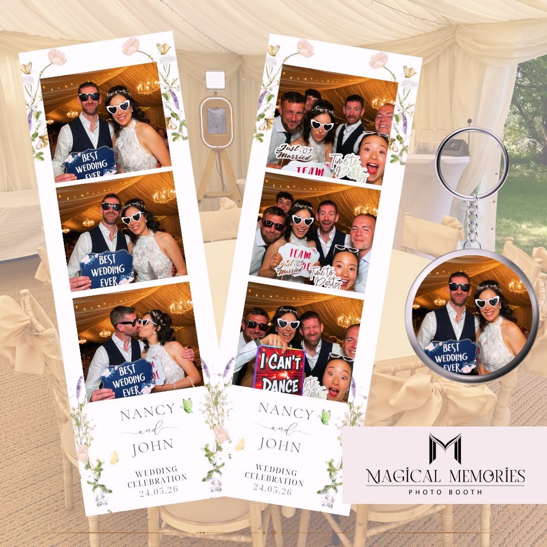 All day printed photos with Keyring Making what a beautiful day for a wedding congratulations to Nancy &amp; John✨ #wedding #photobooth #keyring #love