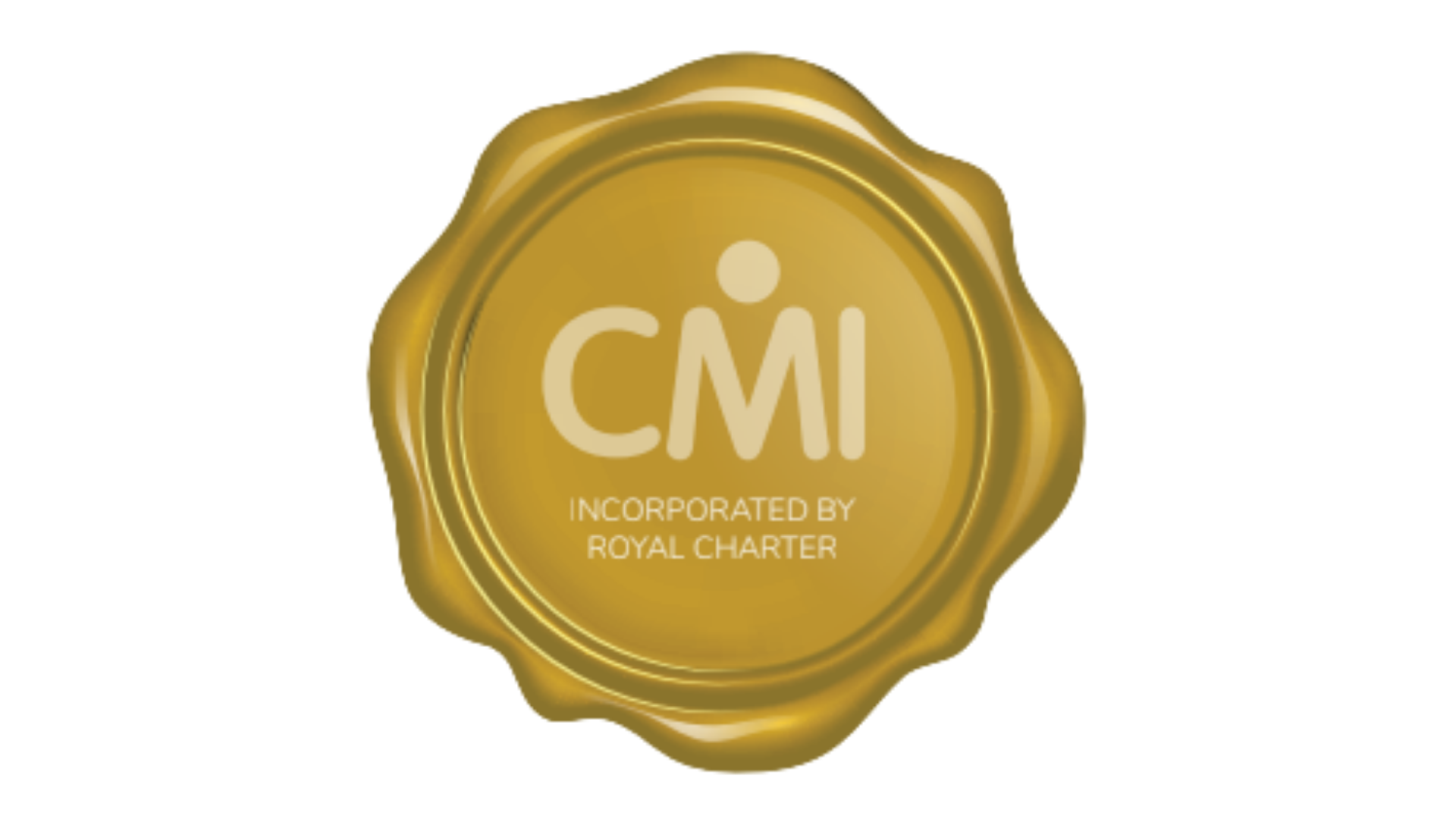 Gold seal with the letters 'CMI' and the text 'Incorporated by Royal Charter'