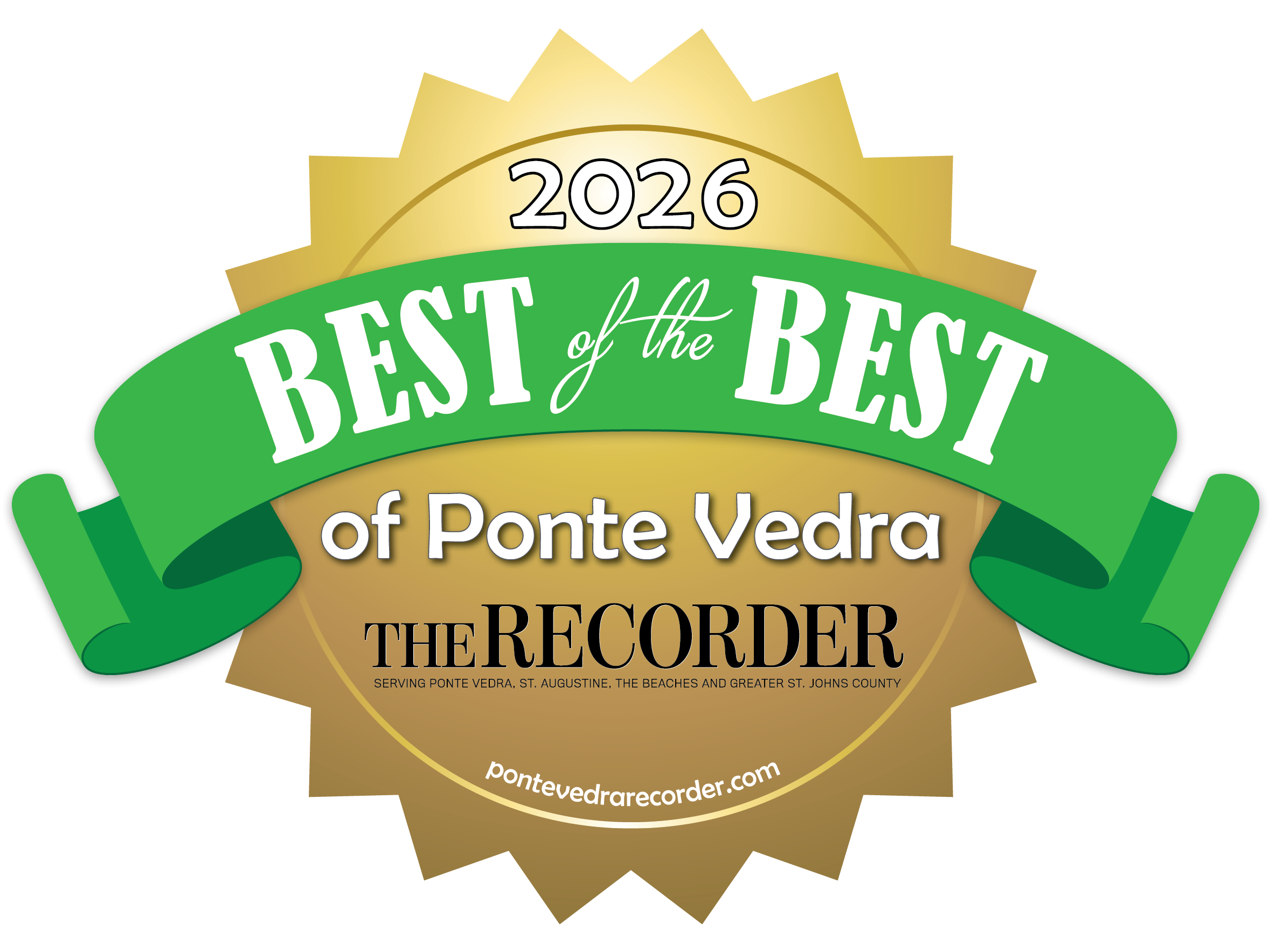 Voted Best Pediatrician in Ponte Vedra Florida 2026 Award