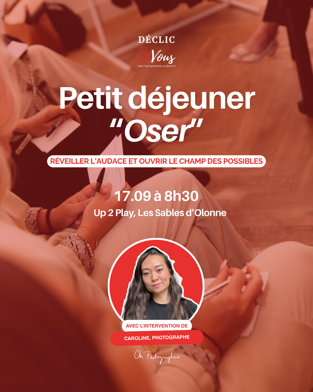 Conférence sur l'image de soi avec Déclic & Vous aux Sables d'Olonne