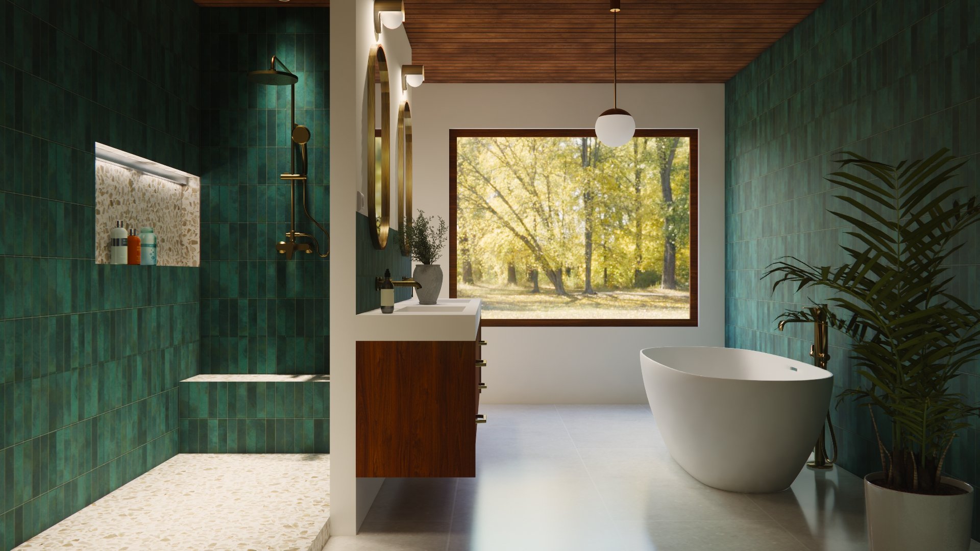 SALLE DE BAIN MID-CENTURY