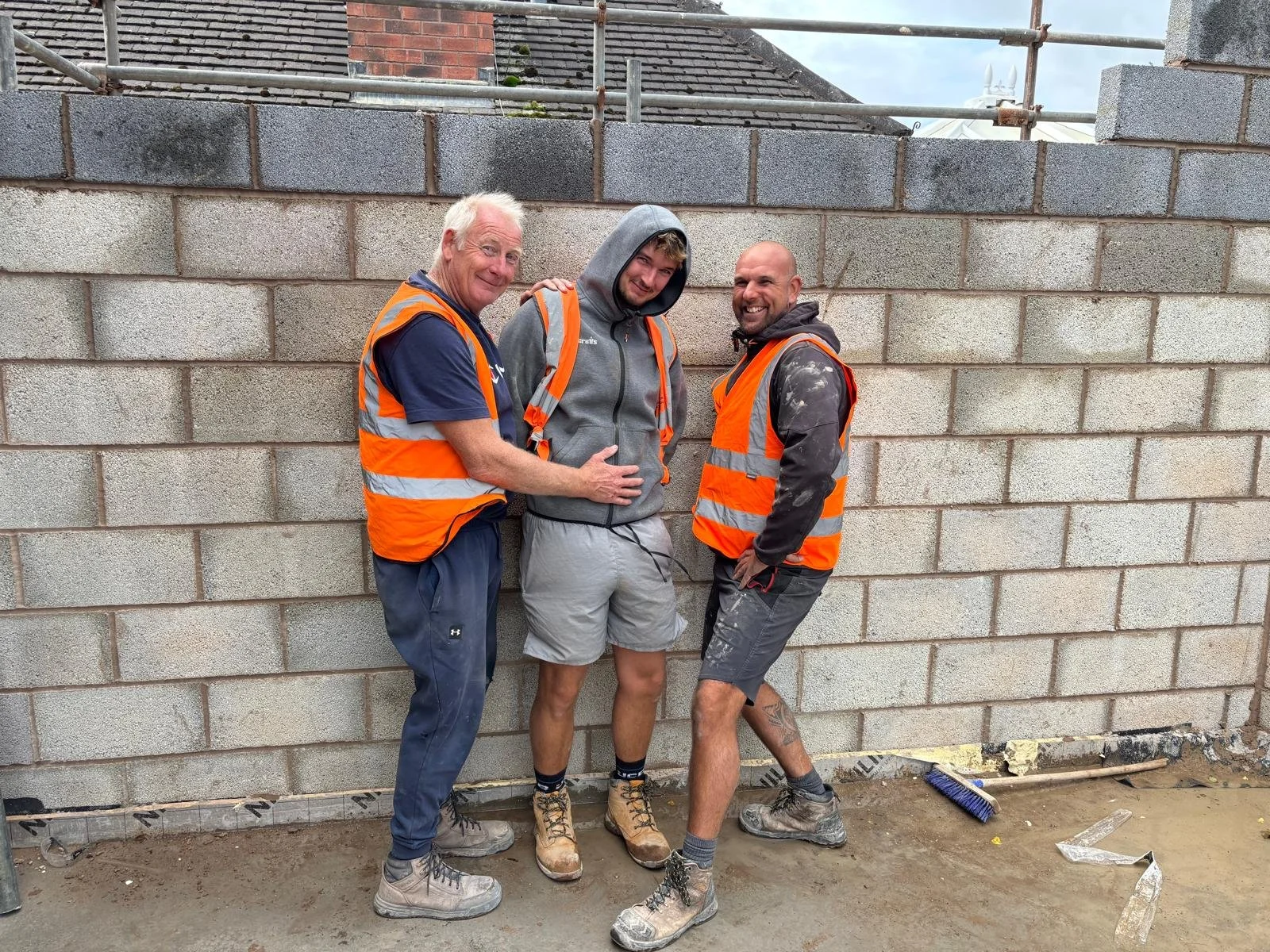 Bricklaying team Daida Group