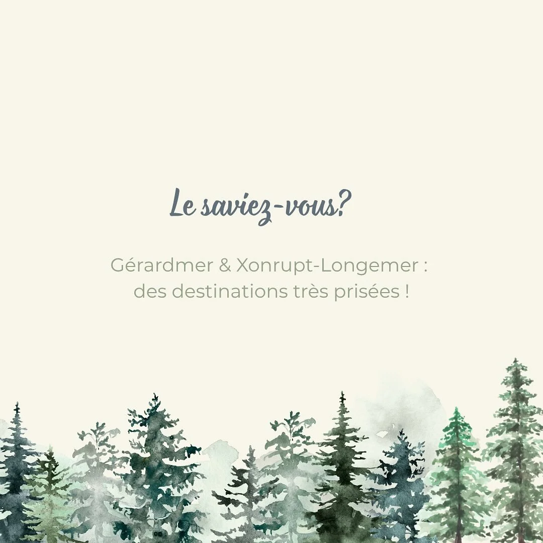 🌲 Selon une r&eacute;cente &eacute;tude G&eacute;rardmer figure dans le top 100 des destinations id&eacute;ales des Fran&ccedil;ais en &eacute;t&eacute;.
L&rsquo;unique ville de Lorraine &agrave; appara&icirc;tre dans ce classement.
Et vous la locat