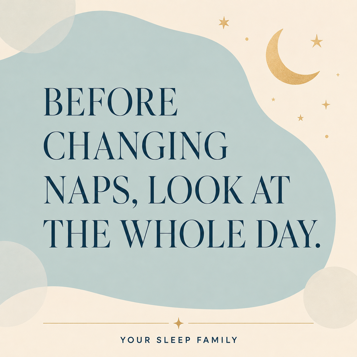 Short naps: what to notice before changing everything