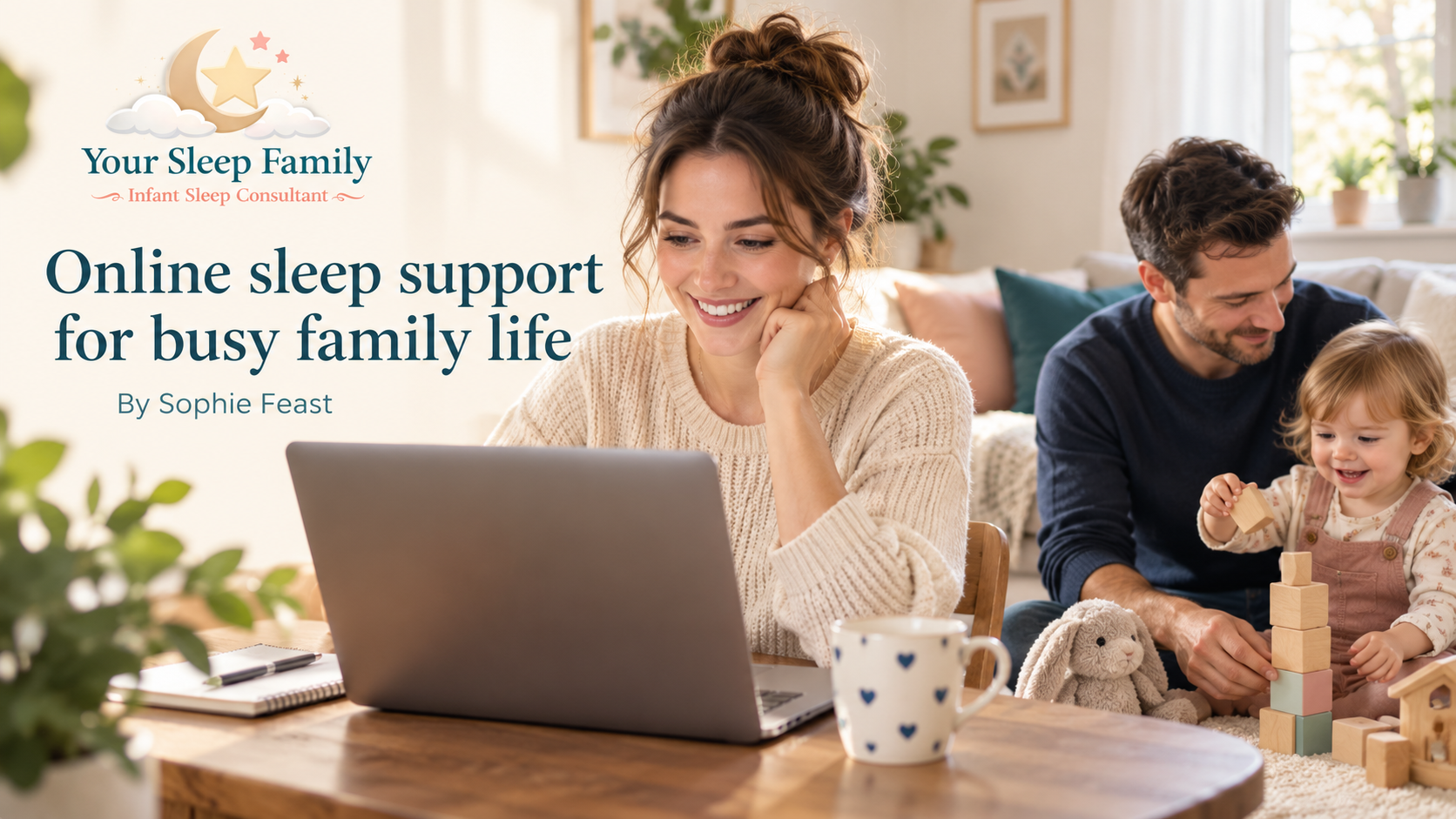 Online sleep support for busy family life