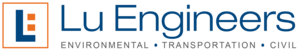 Lu Engineers logo with the text 'Environmental, Transportation, Civil'