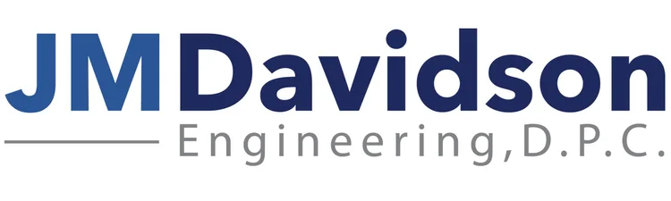 JMDavidson Engineering, D.P.C. logo in blue and gray text