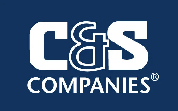 C&S Companies logo with the words "C&S COMPANIES" in white on a blue background.