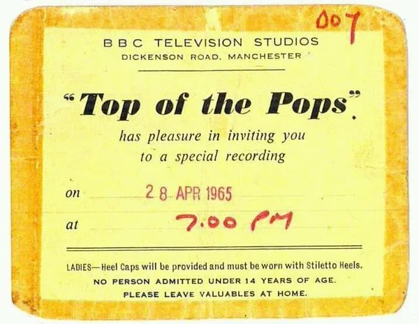 Did you know Top of the Pops was first filmed in Manchester, at Dickenson Road Studios (a converted Methodist chapel in Rusholme) starting on 1 January 1964.
 The first show featured acts like Dusty Springfield and The Rolling Stones.
 While it later