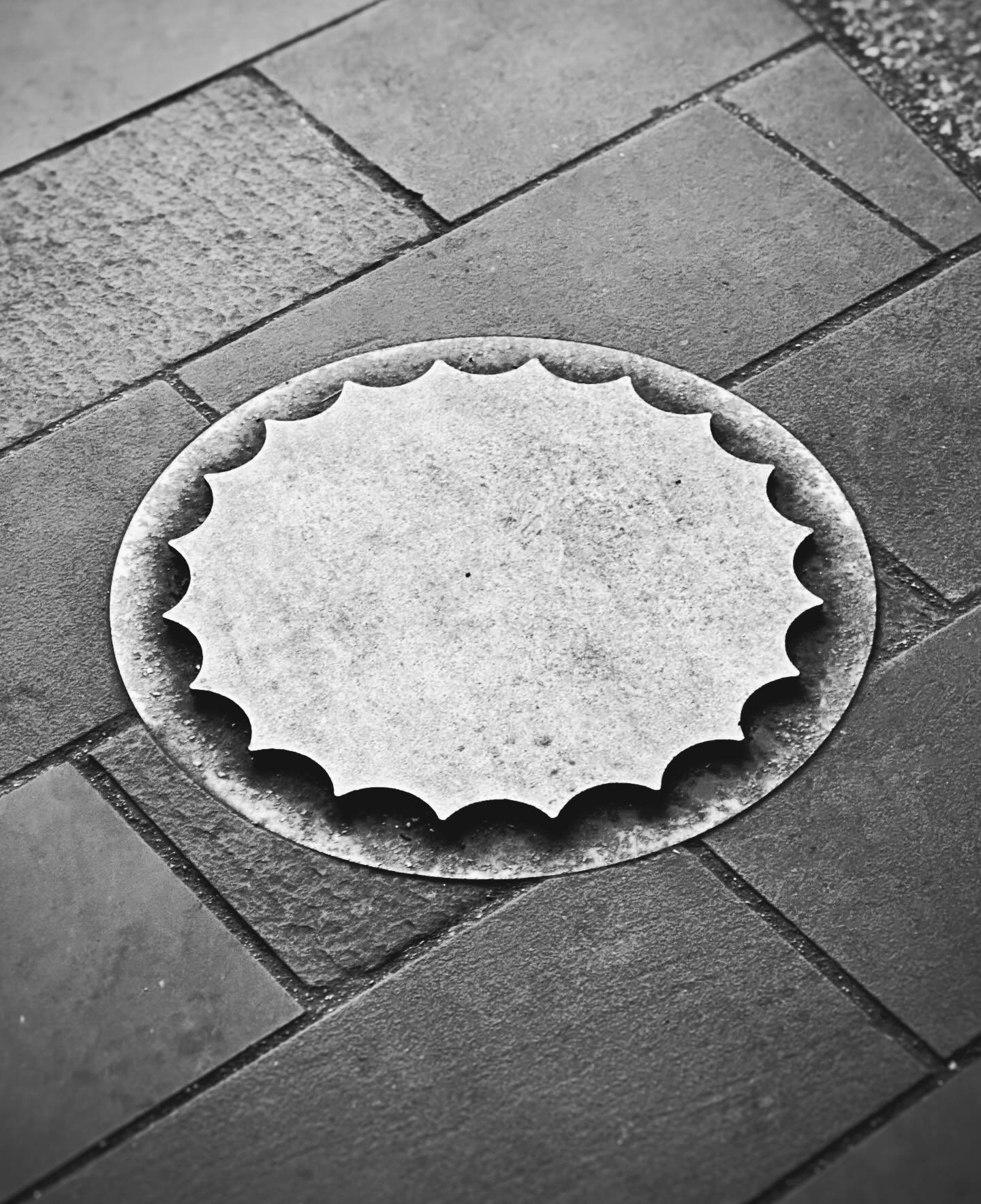 Do you know what this is, set into the pavement?

There&rsquo;s a whole series of them running along both sides of Water Street, around the corner from the world&rsquo;s first passenger railway station&hellip; and most people never notice them.

If y