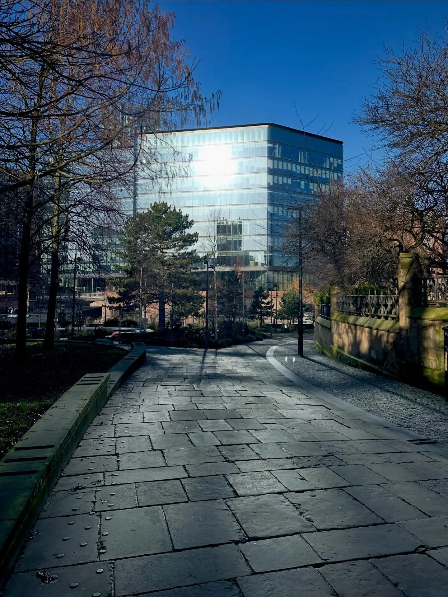 One of my favourite pockets of Manchester&hellip; such a serene stretch in an increasingly hectic city, especially now that Fennel Street is pedestrianised, leading gently towards the Glade of Light memorial.

But what many people don&rsquo;t realise