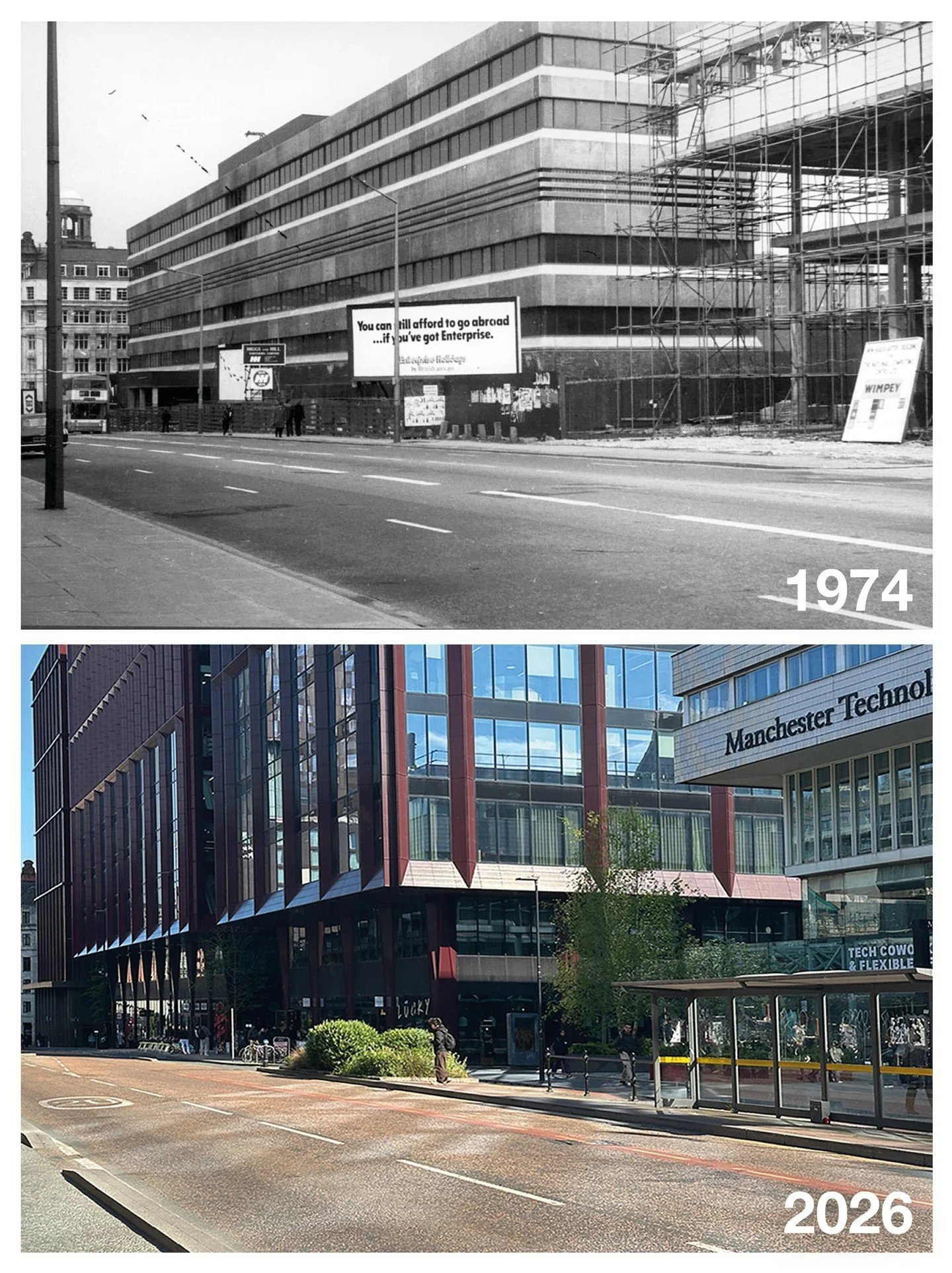 Here&rsquo;s another before and after with a slightly personal connection.

There&rsquo;s an unofficial architectural &ldquo;club&rdquo; jokingly called the Rubble Club, for architects who have lived long enough to see one of their buildings demolish