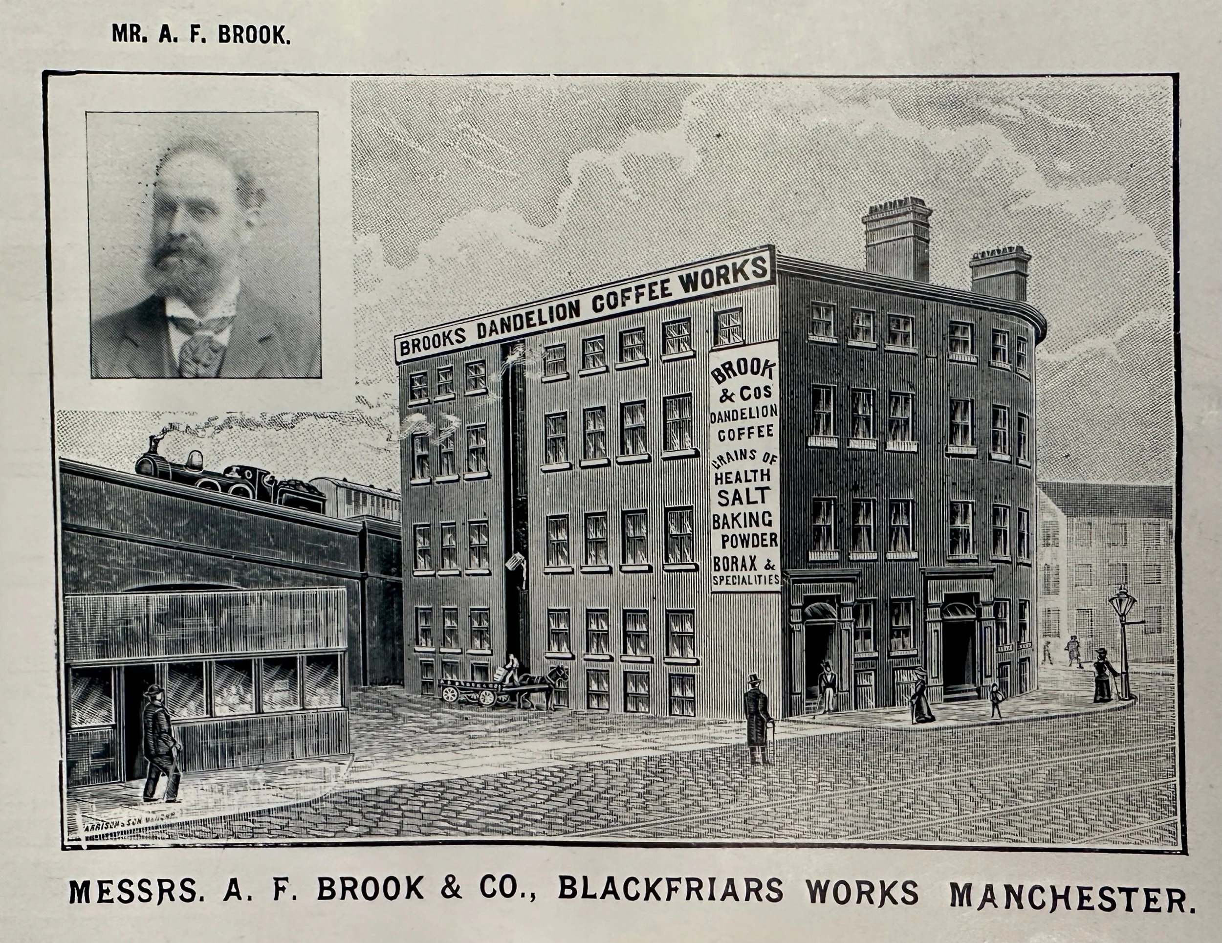 Dandelion coffee, anyone&hellip;?!

Researching Manchester&rsquo;s history means disappearing down one rabbit hole after another!

One of my earlier posts looked at Bridge College, the SEN college occupying part of the former Crossley Brothers&rsquo;