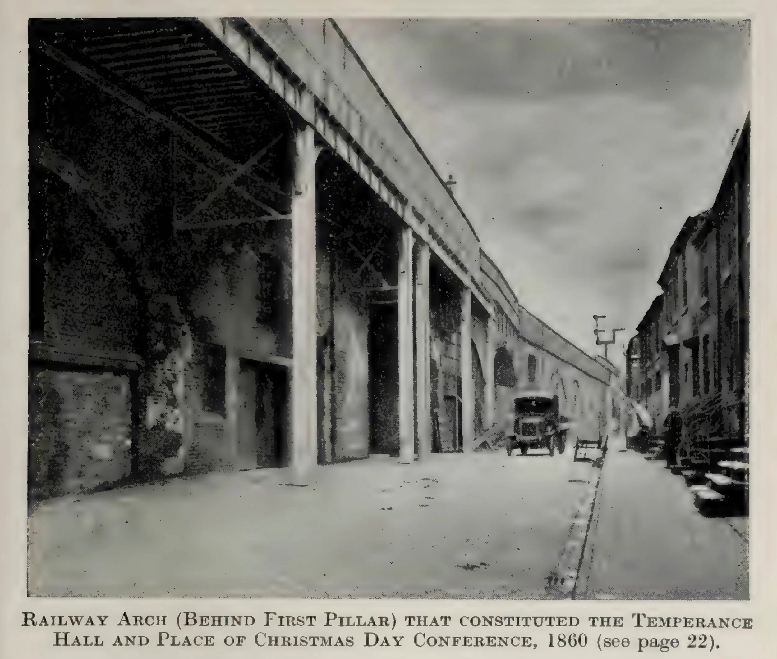 A smoky railway arch, cold tea&hellip; and a meeting that helped shape the Co-op.

Whilst researching another building on Hewitt Street for a client, I came across this photograph in Percy Redfern&rsquo;s 1913 history of the Co-operative Wholesale So