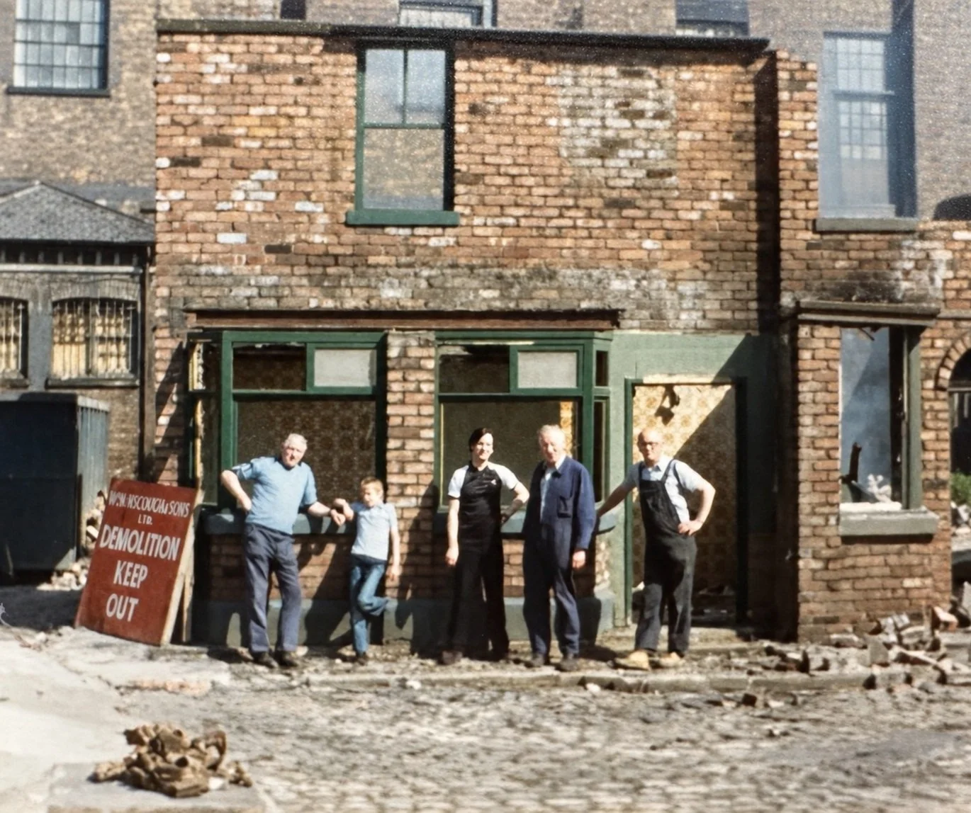 Do you know the name of this famous pub, pictured being demolished in 1982&hellip; and what building stands here now?

The first person to answer both correctly in the comments wins 2 free tickets to one of my walking tours in September or October! *
