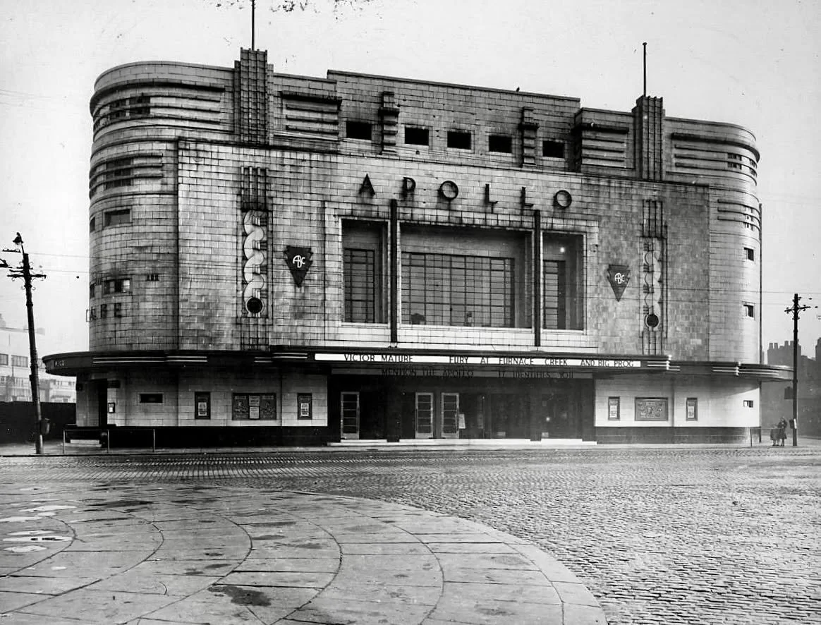 I&rsquo;m heading to the Apollo later today to see a performance, and it suddenly occurred to me that it&rsquo;s a very long time since I&rsquo;ve actually been inside.

The building itself was only 12 years old when this photograph was taken. It ope