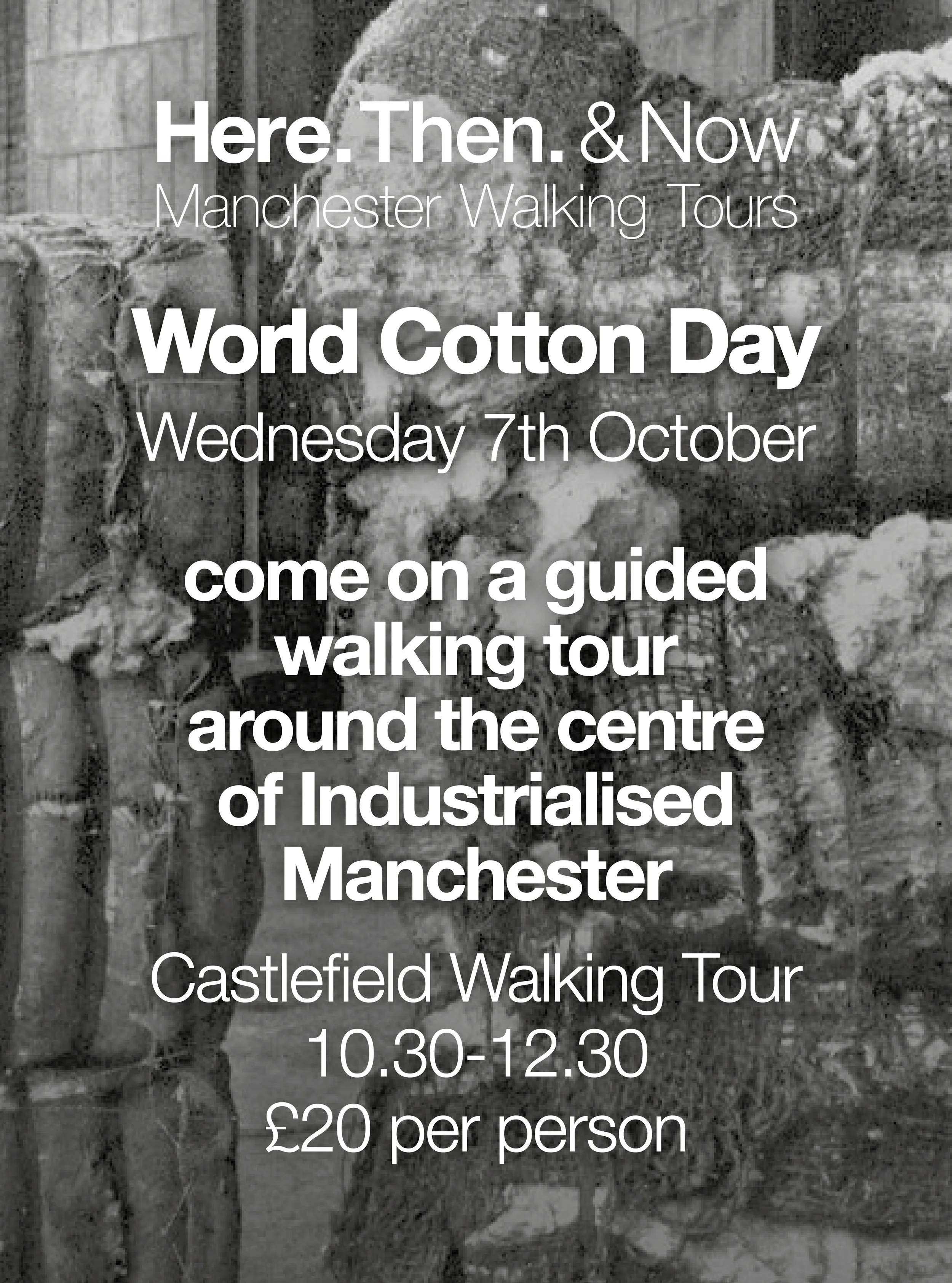 Tomorrow is World Cotton Day&hellip; and Castlefield has quite a story to tell.

Its canals, warehouses and railway station made this corner of Manchester a major gateway for raw cotton arriving from Liverpool, supplying the mills that helped turn Ma