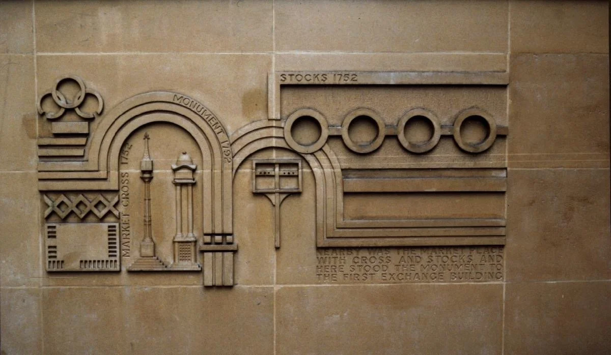 What happened to this plaque&hellip; and where exactly was it?!

This photograph from Manchester Libraries&rsquo; archives is dated 1988, but I have absolutely no recollection of seeing it, then or now.

I know exactly where the old Market Place was,