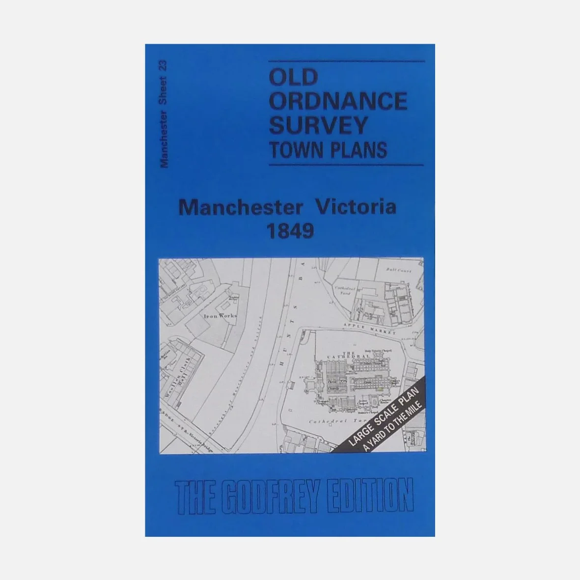 Historic Manchester Map - Victoria, 1849 (Alan Godfrey Edition)