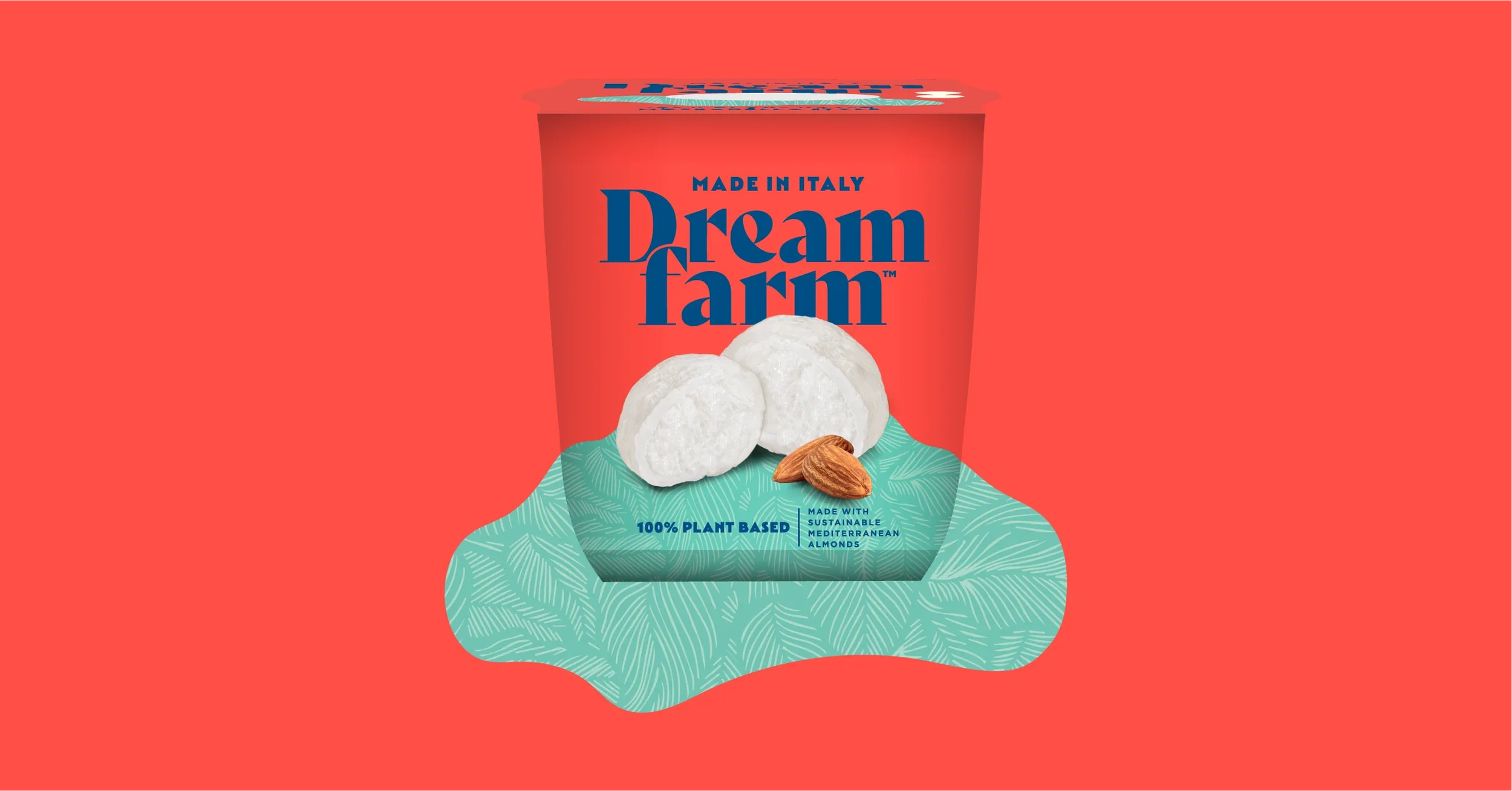 Dreamfarm Plant-Based Vegan Cheese Branding