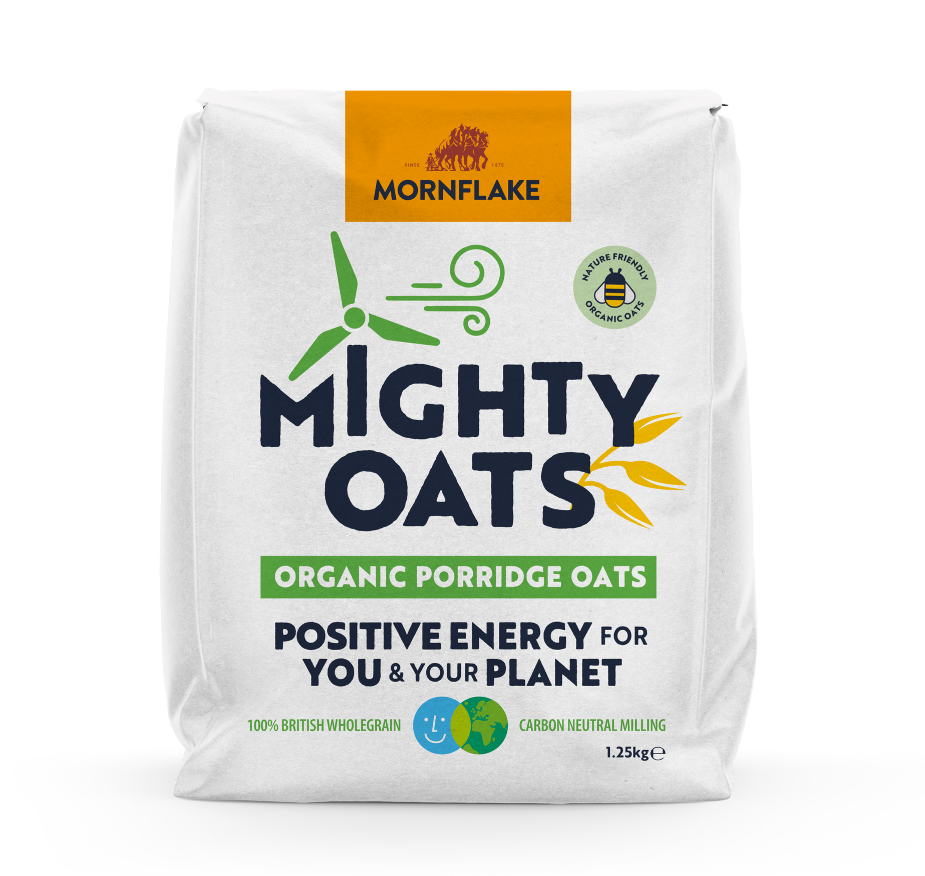 Mornflake Mighty Oats rebranding repositioning packaging design