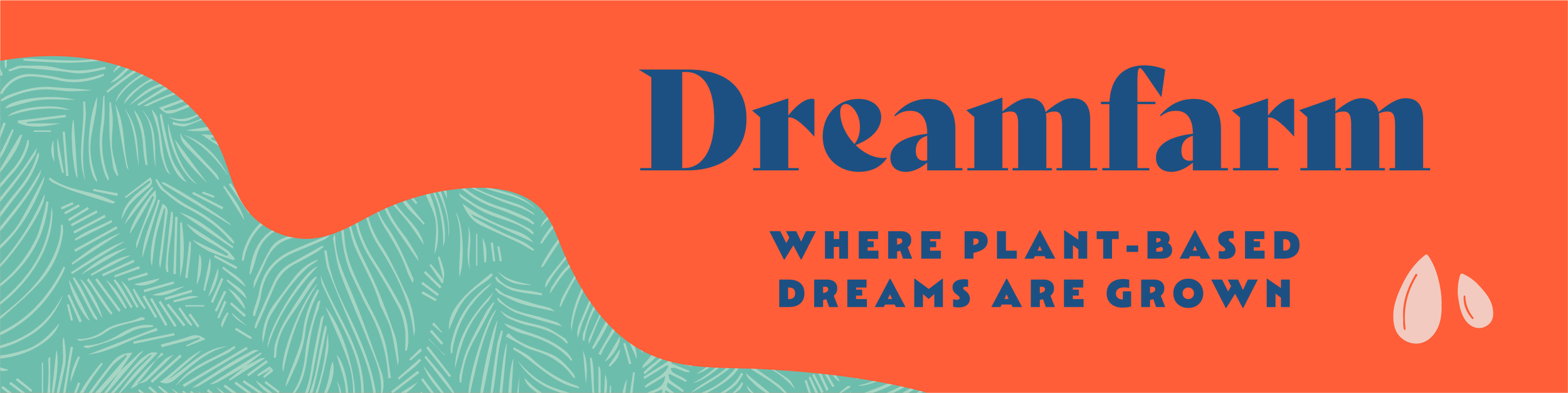 DreamFarm plant based vegan cheese branding project banner