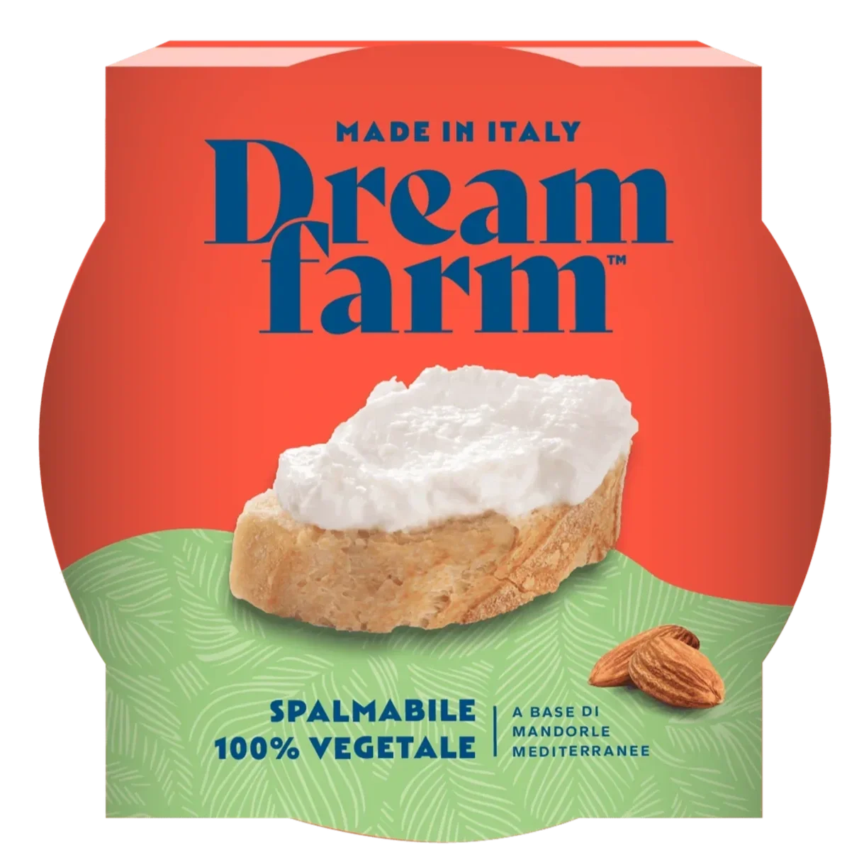 DreamFarm plant based vegan cheese branding packaging design