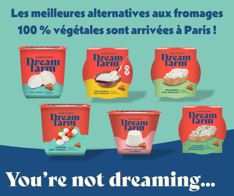 DreamFarm plant based vegan cheese branding project ads