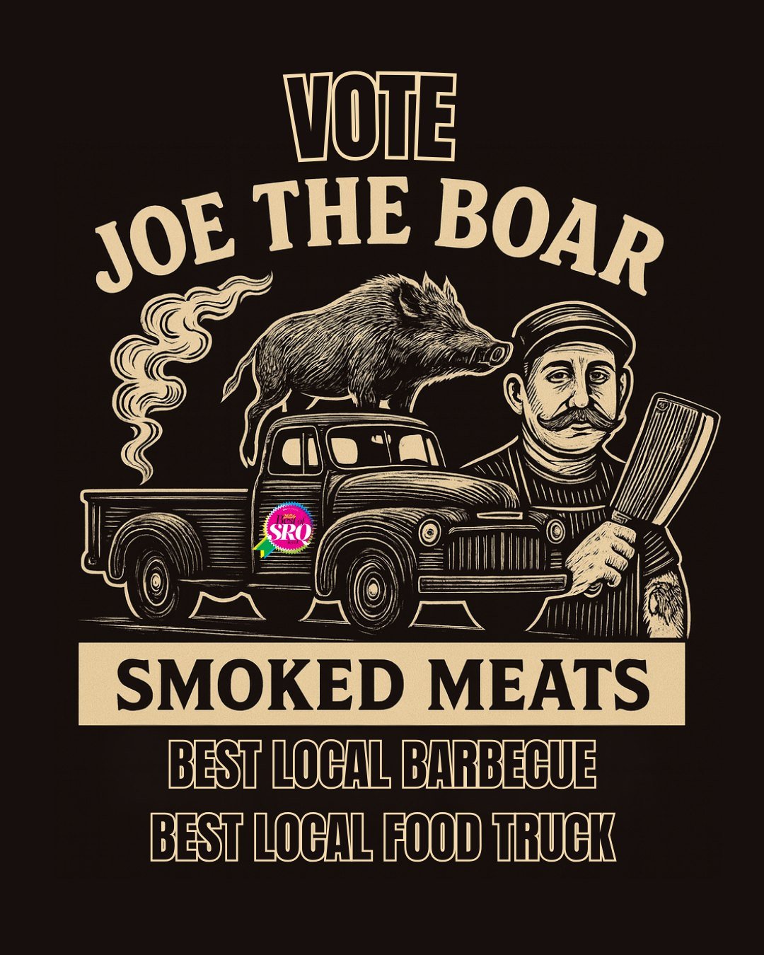 THANK YOU! 🙌🏼 We made it to the voting round of @srqmag's 2026 Best of SRQ Local Competition. 

🐗 Best Local Barbecue 
🚚 Best Local Food Truck 

Your support means everything, you can vote once per day, until Wednesday February 4th. For your vote