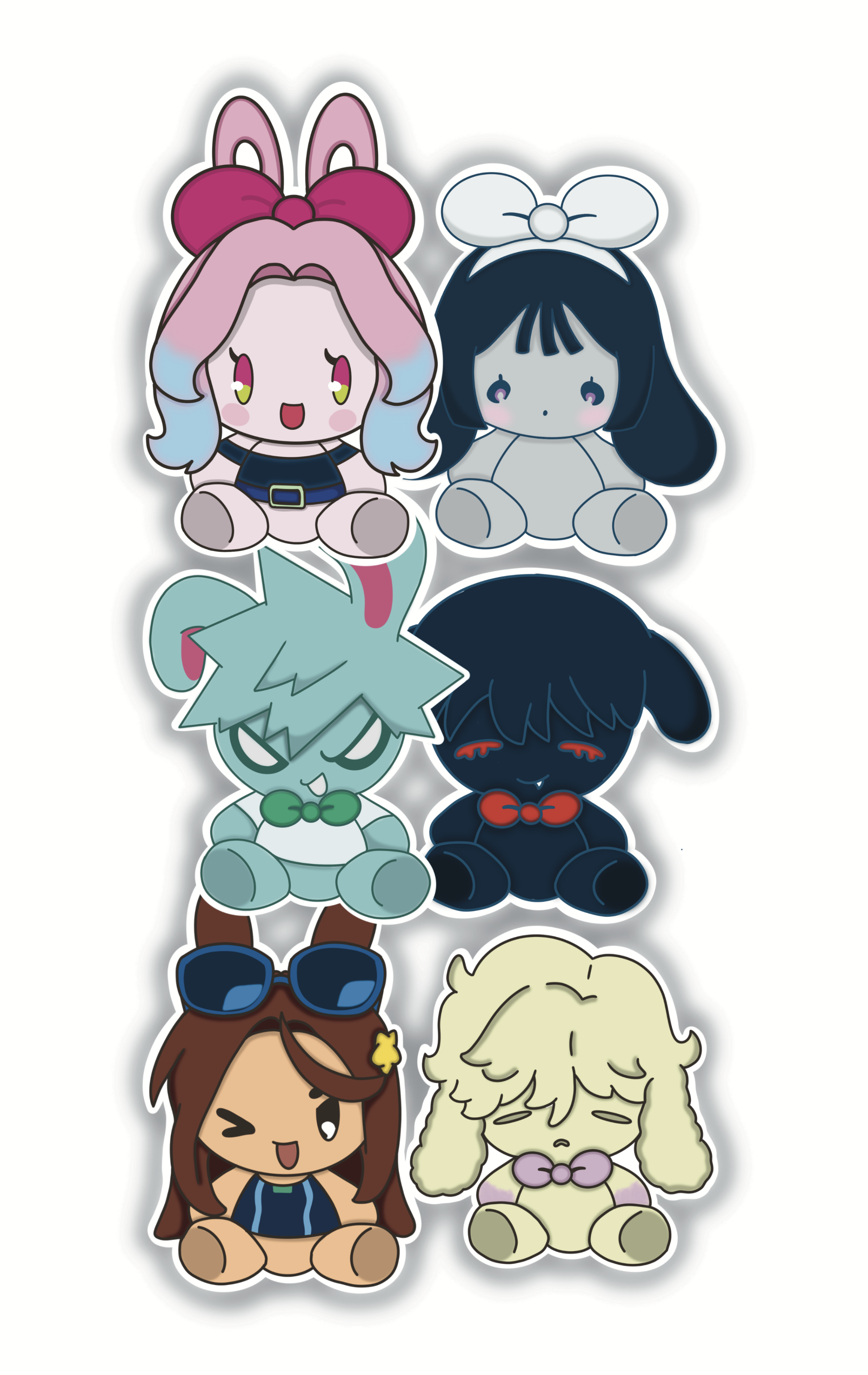 Alien Stage Plushie Stickers