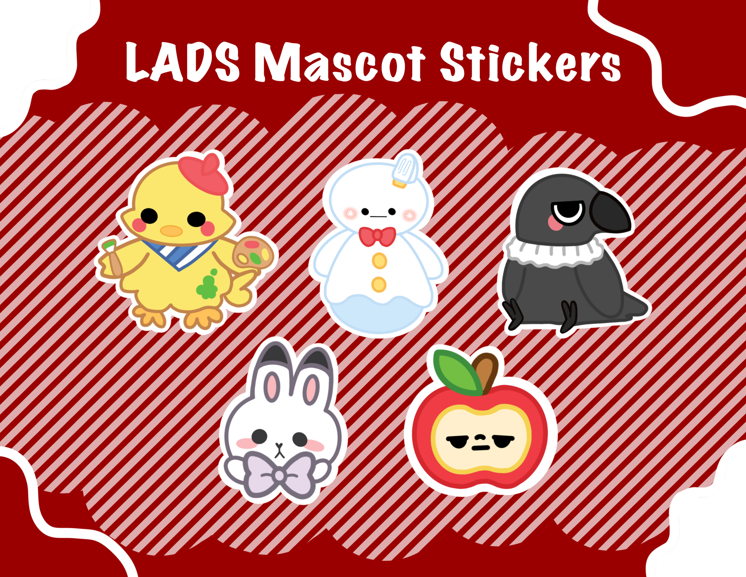 LADS Mascot Stickers
