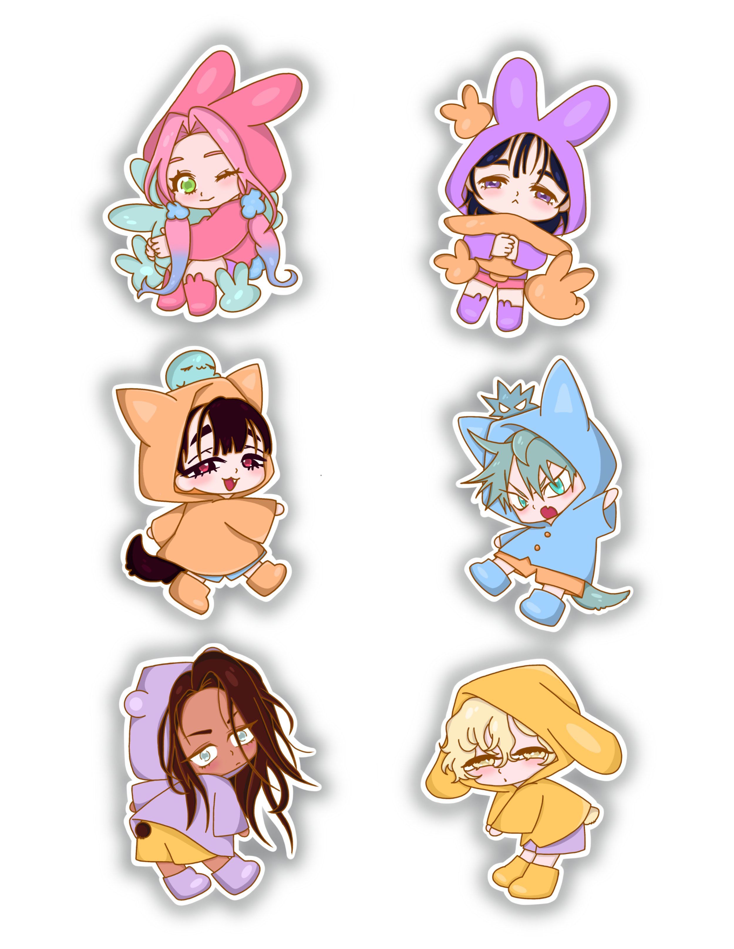 Alien Stage Hoodie Stickers