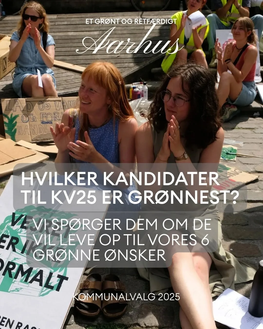 Hvilke kandidater til kommunalvalget i Aarhus Kommune er egentlig gr&oslash;nnest? 📝

Vi har spurgt alle kandidaterne om de vil arbejde forl 6 gr&oslash;nne &oslash;nsker, som skal f&aring; Aarhus Kommune ind p&aring; en ansvarlig kurs ift. klimakri