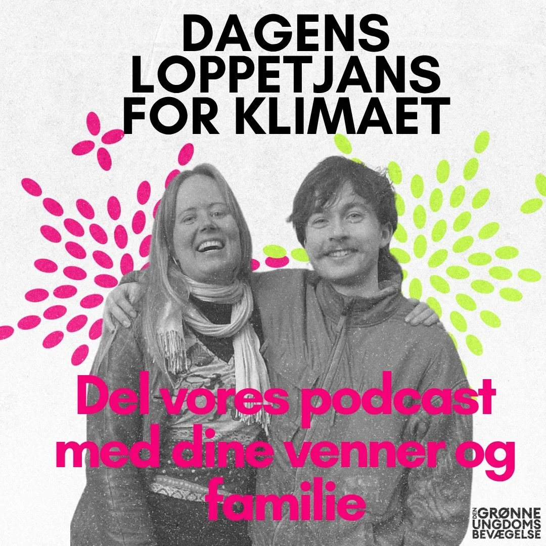 Har du lyst til at give dine venner og familie et vink med en vognstang om hvem de skal stemme p&aring;? S&aring; send dem et link til vores podcast!💚✊

https://open.spotify.com/show/1w8BxFWQv4nzQRqMXG4Mtt?si=f520c7d552234601