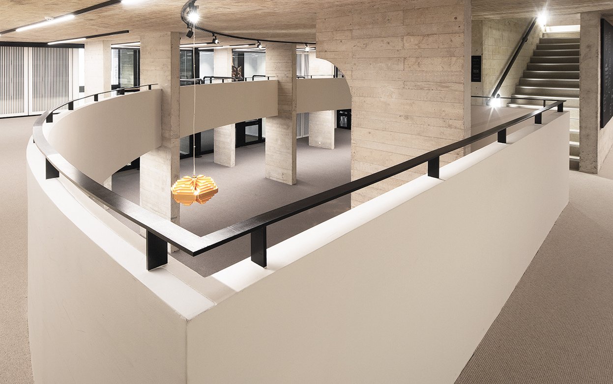 architectuurfotografie, interieurfotografie Brutalisme Architectuur in Louvain la Neuve