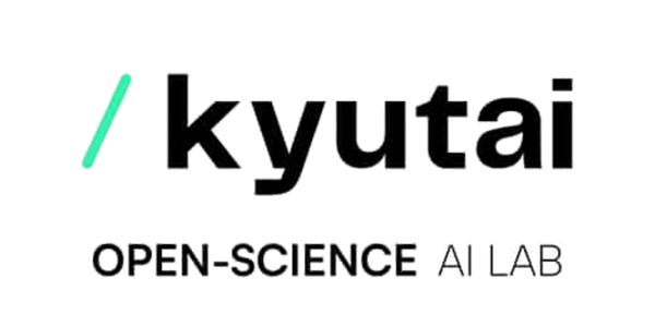 Logo Kyutai avec le slogan « Open-Science... All ».