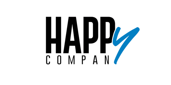 Texte stylisé disant « Joyeux anniversaire » avec le mot « y » en bleu