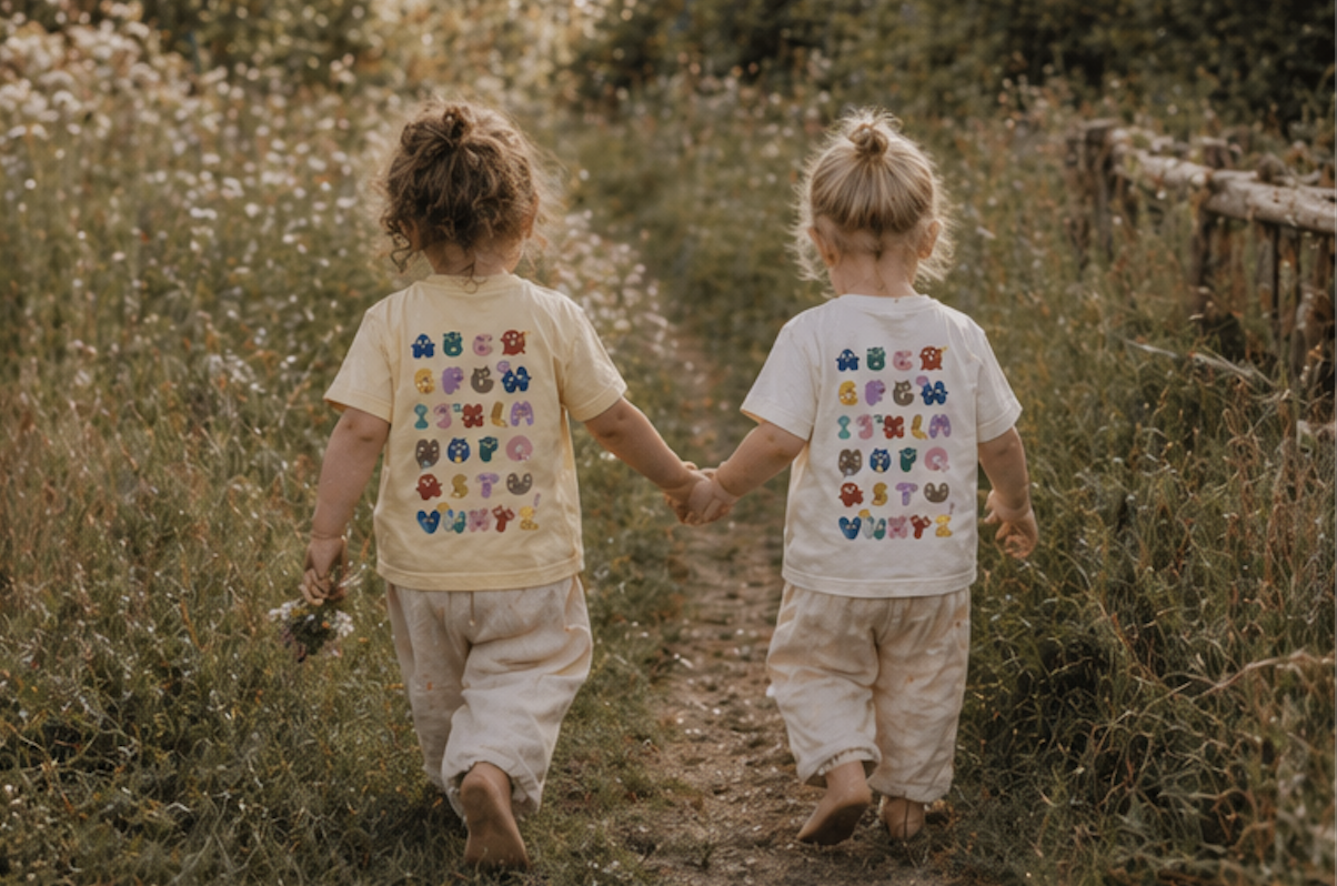 Single Letter T-shirts