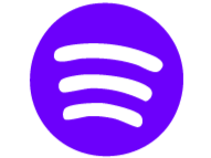 Purple Spotify logo