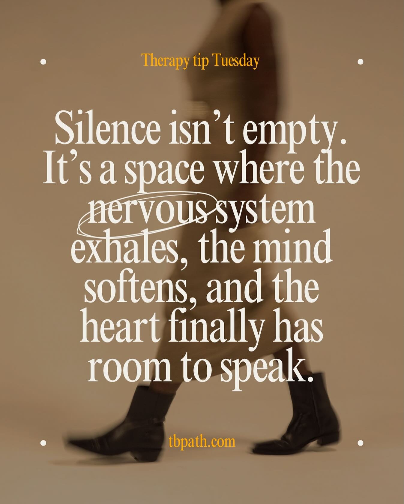 I recently saw a TikTok that resonated with me. It was about how awful people feel when they have to blow dry their hair and sit with their thoughts. It got me thinking about how often we rely on distractions to feel okay or safe. 
So&hellip;
Try thi