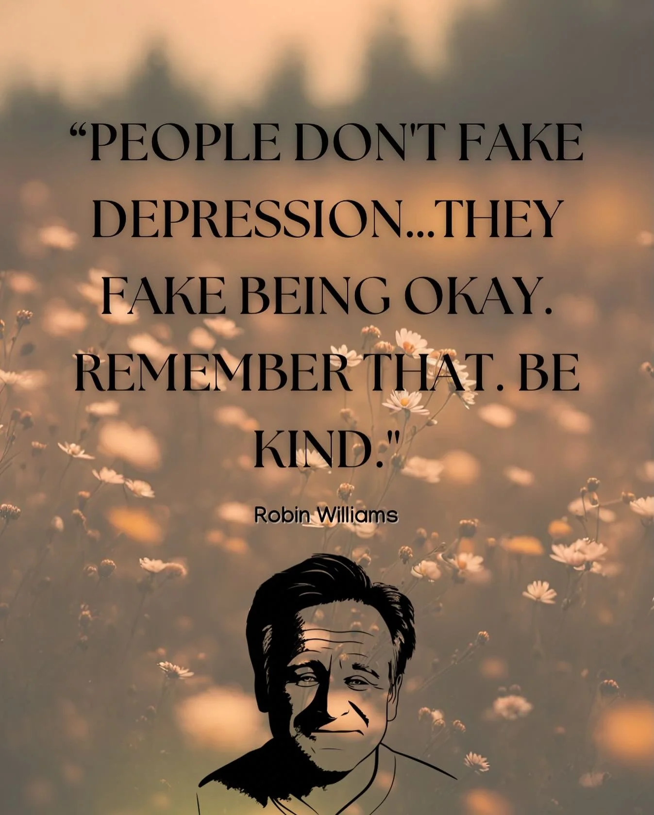 This quote by Robin Williams is one of Jeff Pontes&rsquo; favorites. He is the owner of TBP and a wonderful therapist. 🧡 This quote is a gentle reminder that kindness goes a long way, especially when we can&rsquo;t see what someone&rsquo;s carrying.