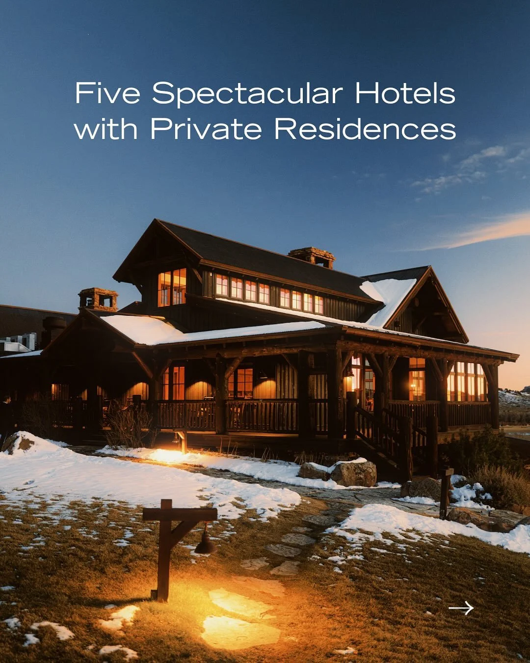 Comfort and privacy of your own home 🤝 resort amenities and ease

Sometimes you just need a little more space! These are a few of my top picks for hotels with private residences. Ranging from two- to six-bedroom accommodations, these can be great op