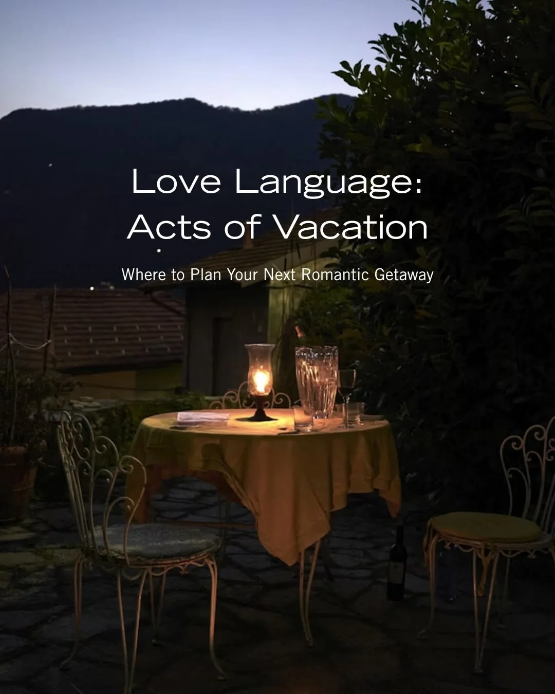 When &ldquo;Pack your bags, we&rsquo;re going on a trip&rdquo; sounds a lot like &ldquo;I love you.&rdquo; ❤️

Here are five romantic escapes to match any experience you&rsquo;re after:

🌊For a little R&amp;R: @oneandonlypalmilla Where the desert me